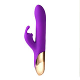 Karlin USB Rechargeable 10-Function Rabbit Vibrator - Purple Maia Toys