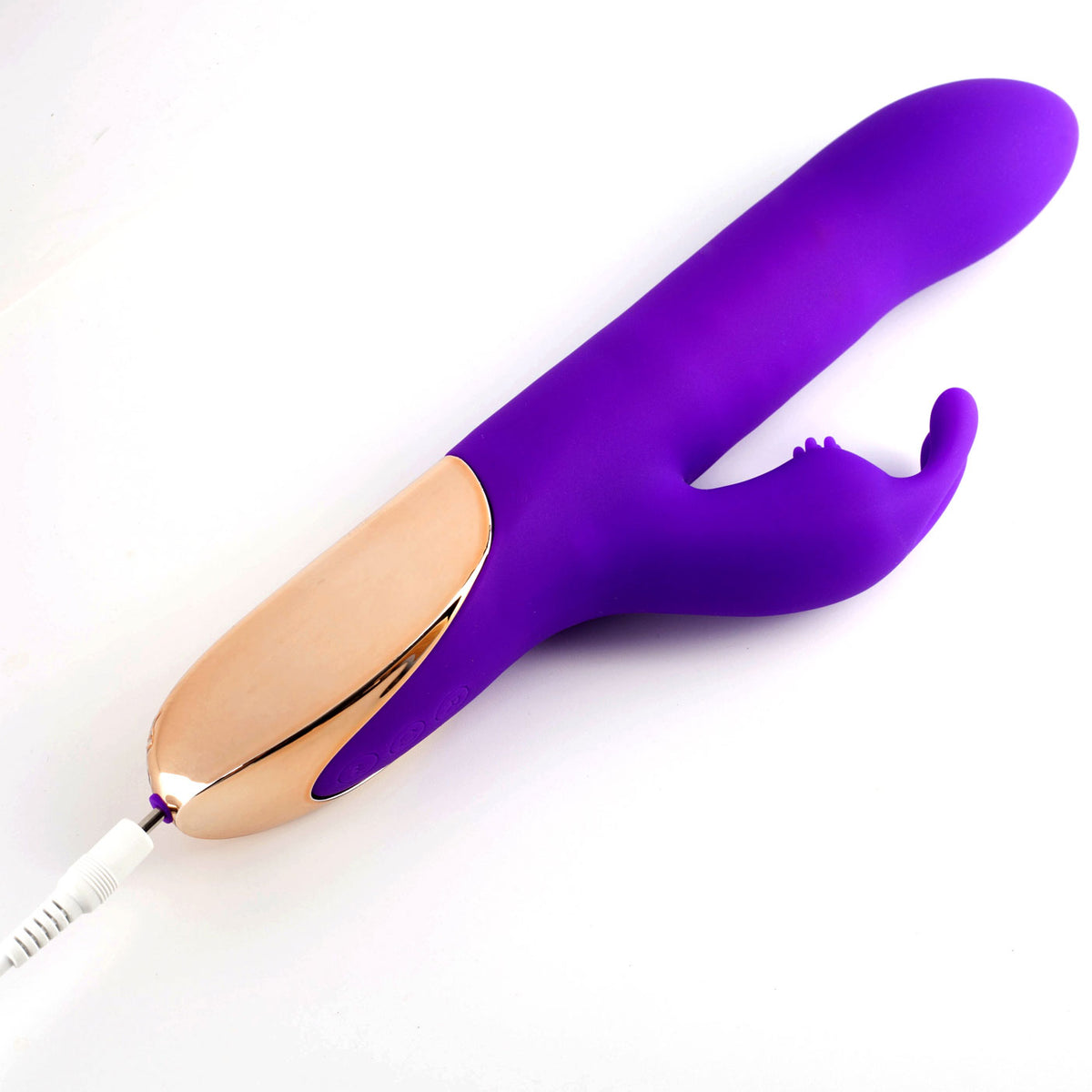 Karlin USB Rechargeable 10-Function Rabbit Vibrator - Purple Maia Toys