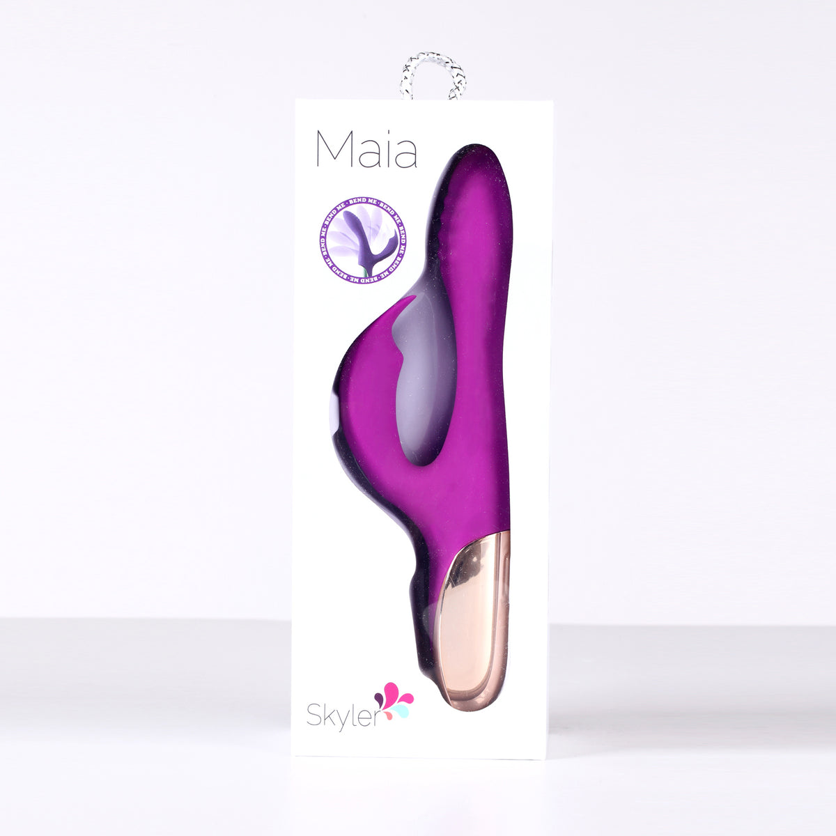 Skyler Silicone Bendable Rabbit - Purple Maia Toys