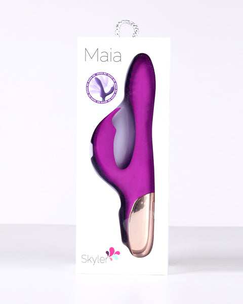 Skyler Silicone Bendable Rabbit - Purple Maia Toys