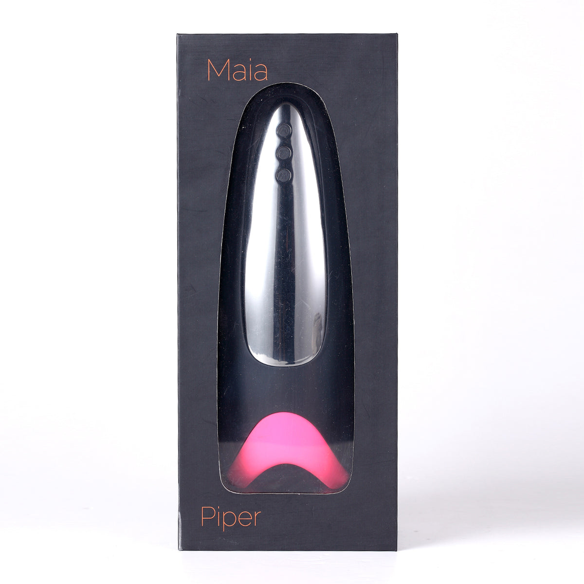 Piper USB Rechargeable Multi Function Masturbator With Suction - Black/pink Maia Toys