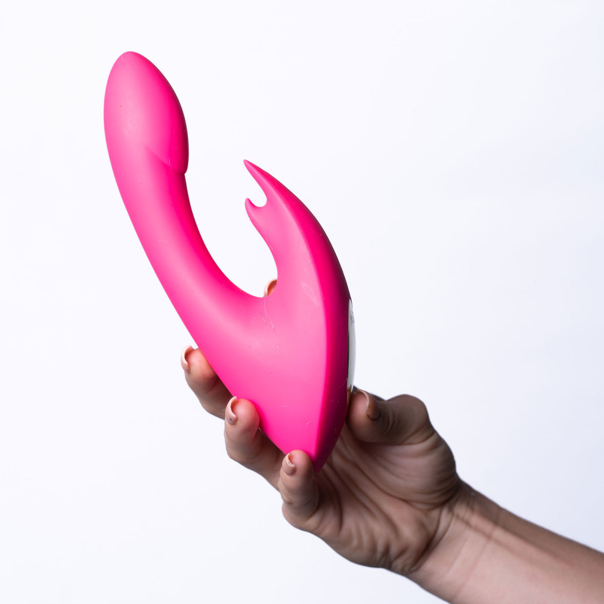 Leah USB Rechargeable Silicone 10-Function Rabbit Vibrator - Pink Maia Toys