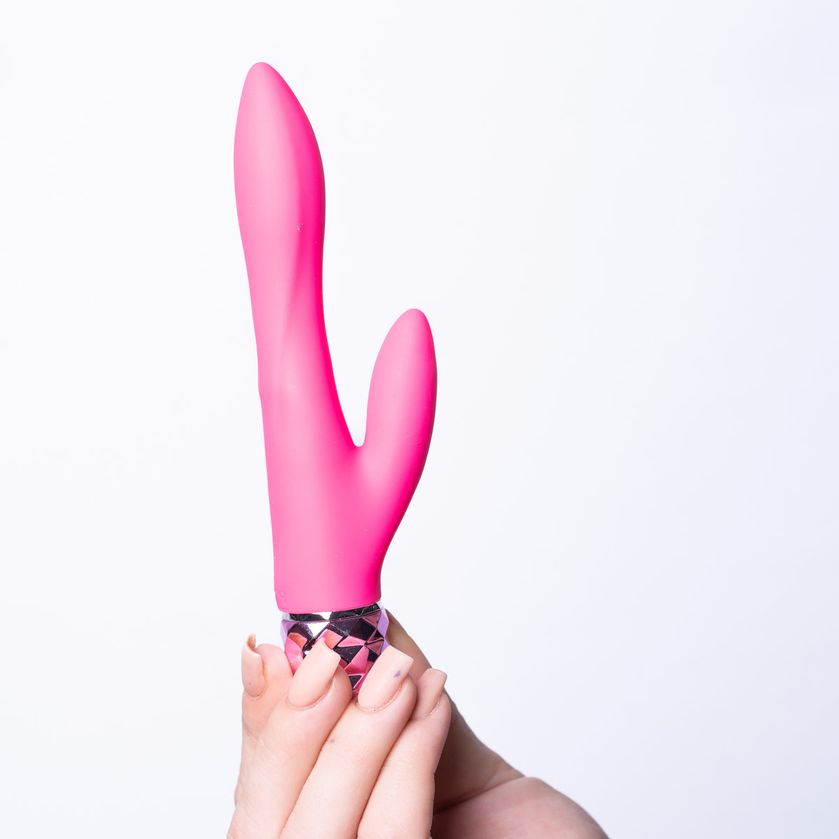 Victoria Crystal Gem Dual Vibrator - Pink Maia Toys