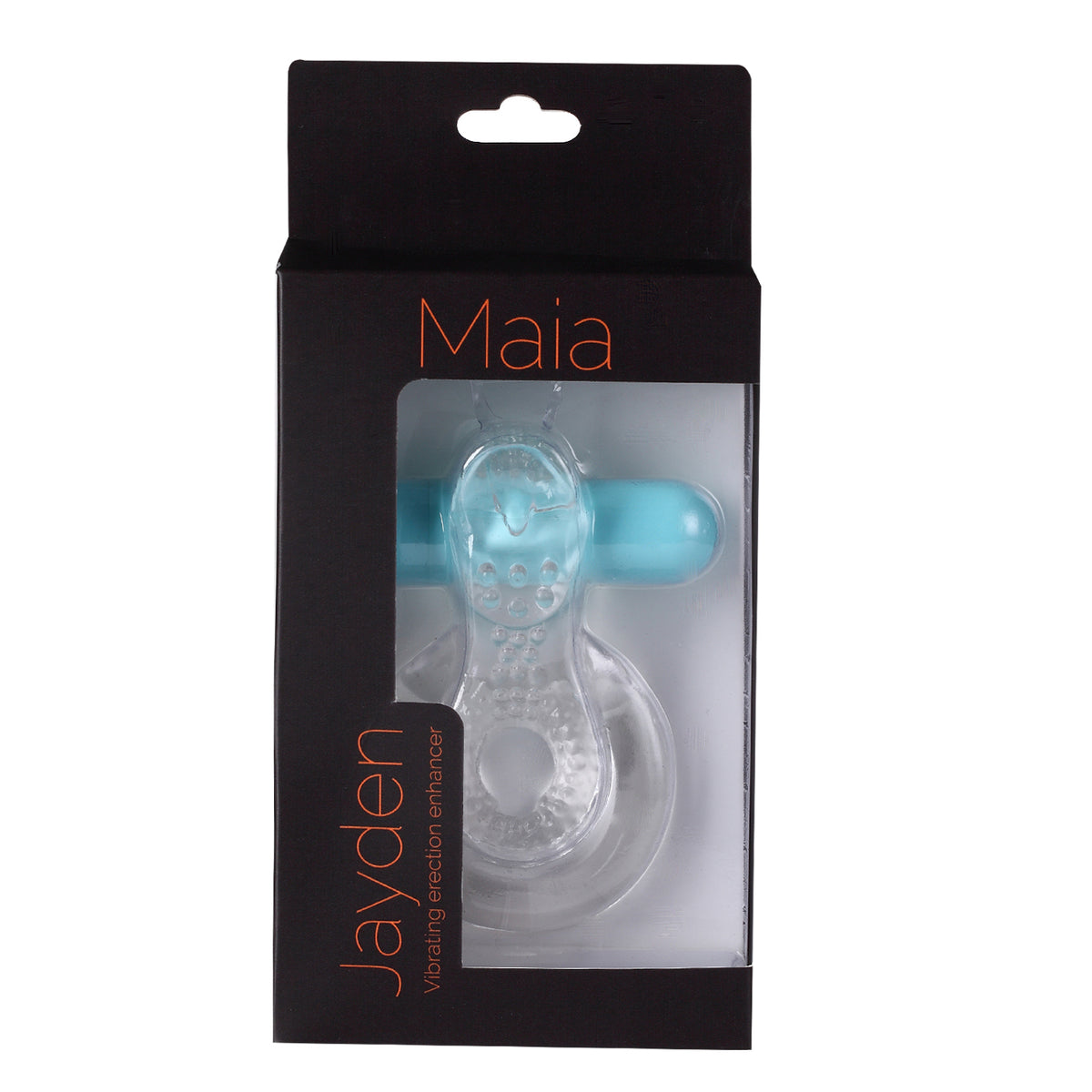 Jayden Vibrating Erection Enhancer Ring - Clear Maia Toys