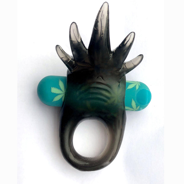 Ziggy Pot Leaf USB Rechargeable Vibrating Erection Enhancer Ring - 420 Series Maia Toys