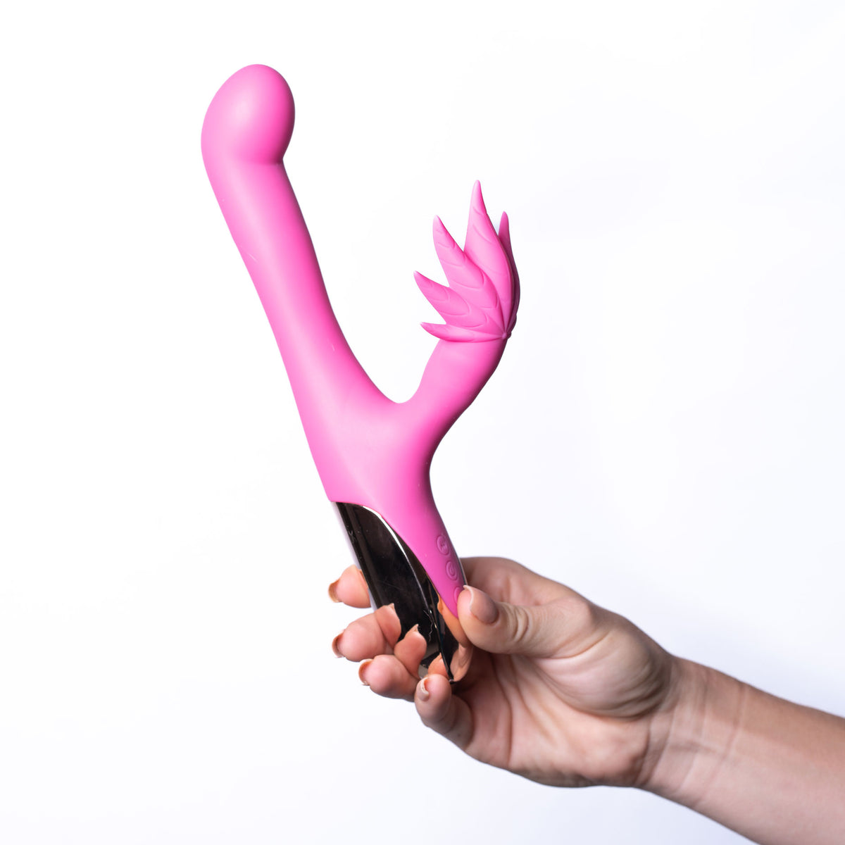 Maui 420 Series - Dual Motor G-Spot Pot Leaf - Rechargeable Vibrator - Pink Maia Toys