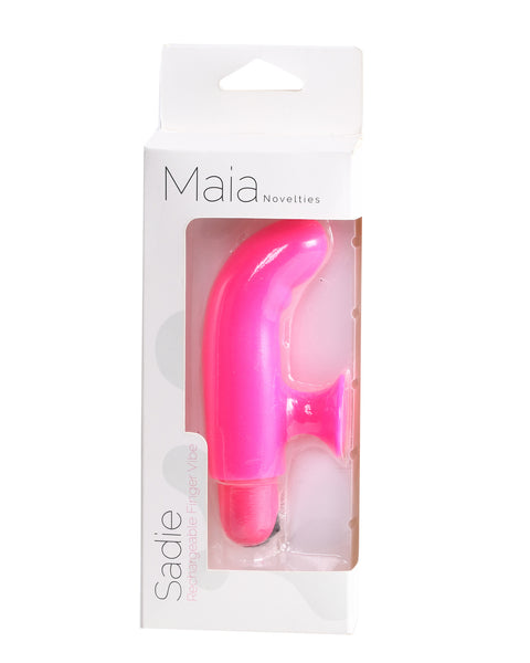 Sadie Silicone Finger Vibrator - Pink Maia Toys