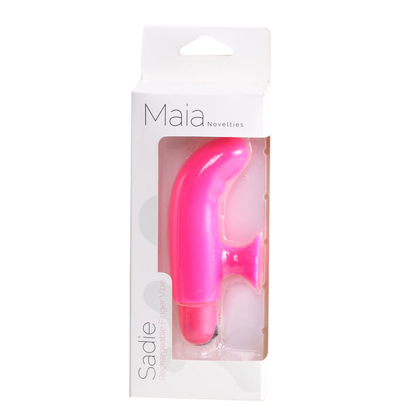 Sadie Silicone Finger Vibrator - Pink Maia Toys