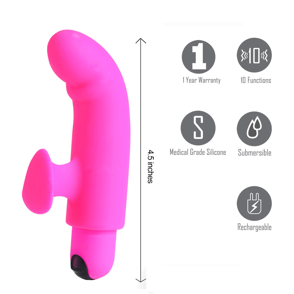 Sadie Silicone Finger Vibrator - Pink Maia Toys