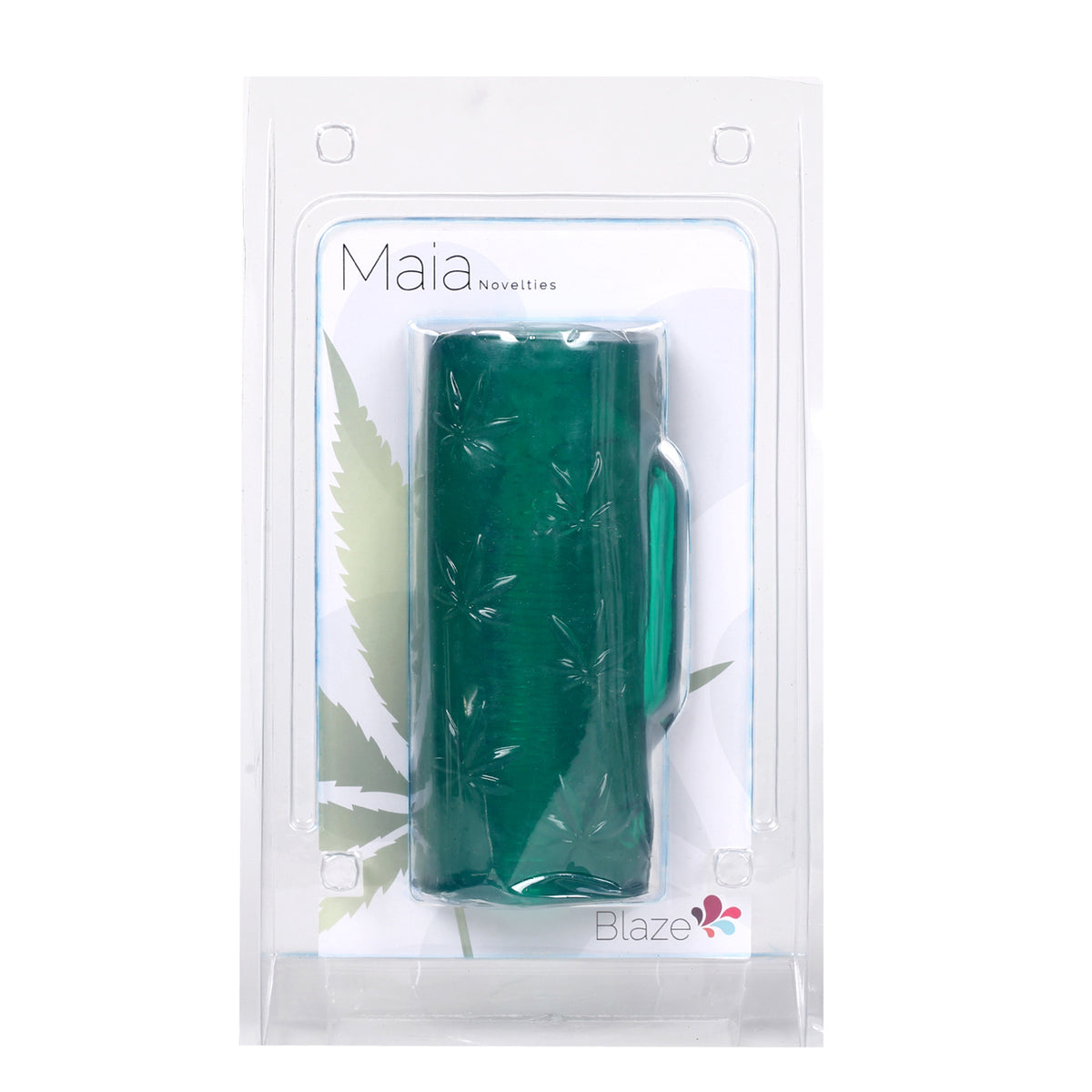 Blaze Vibrating Male Masturbator 420 Series -  Green Maia Toys