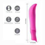 Maddie Silicone G-Spot Vibrator - Pink Maia Toys