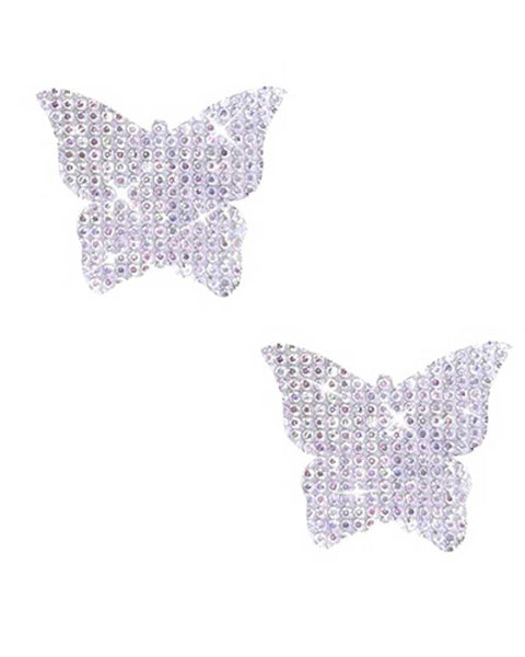 Razzle Dazzle Crystal Butterfly Jewel Sparkle Body Stickers 6 Pk Neva Nude