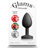 Glams Xchange Round - Small - Black nsnovelties