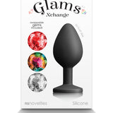 Glams Xchange Round - Medium - Black nsnovelties