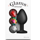 Glams Xchange Round - Medium - Black nsnovelties