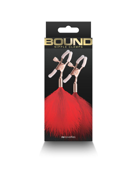 Bound - Nipple Clamps - F1 - Red nsnovelties