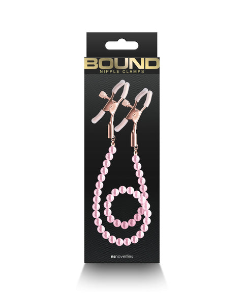 Bound - Nipple Clamps - Dc1 - Pink nsnovelties