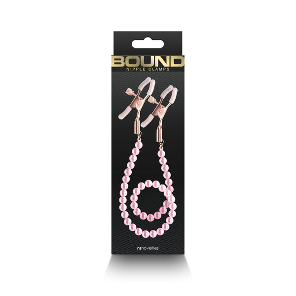 Bound - Nipple Clamps - Dc1 - Pink nsnovelties