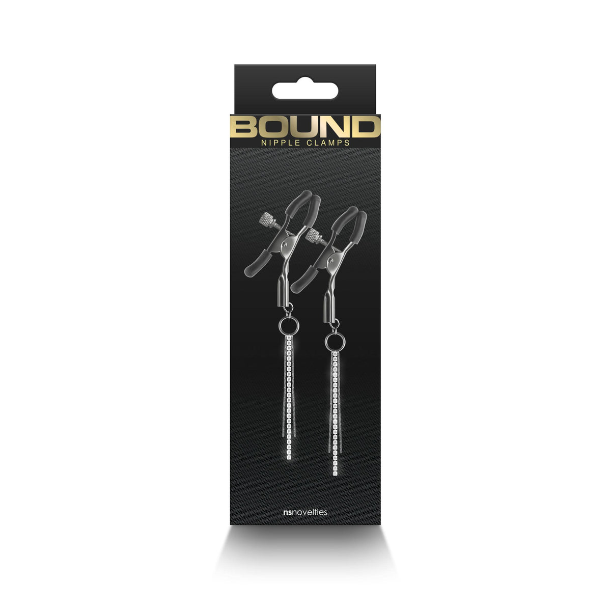 Bound - Nipple Clamps - D3 - Gunmetal nsnovelties