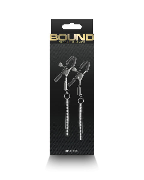 Bound - Nipple Clamps - D3 - Gunmetal nsnovelties