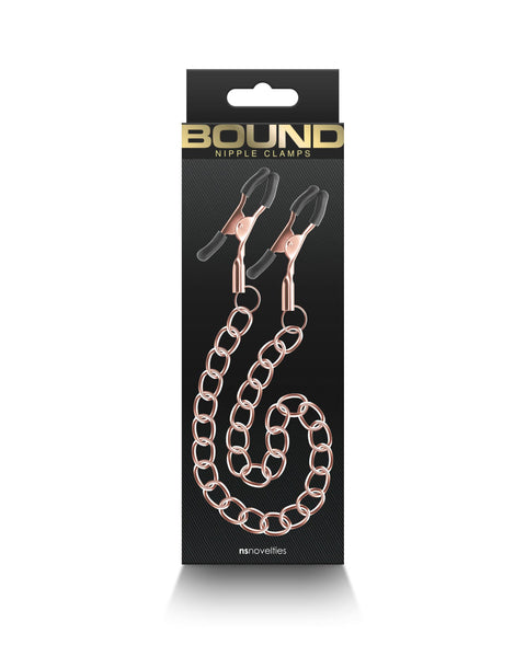 Bound - Nipple Clamps - Dc2 - Rose Gold nsnovelties