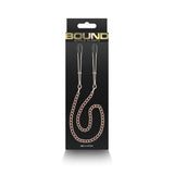 Bound - Nipple Clamps - Dc3 - Rose Gold nsnovelties