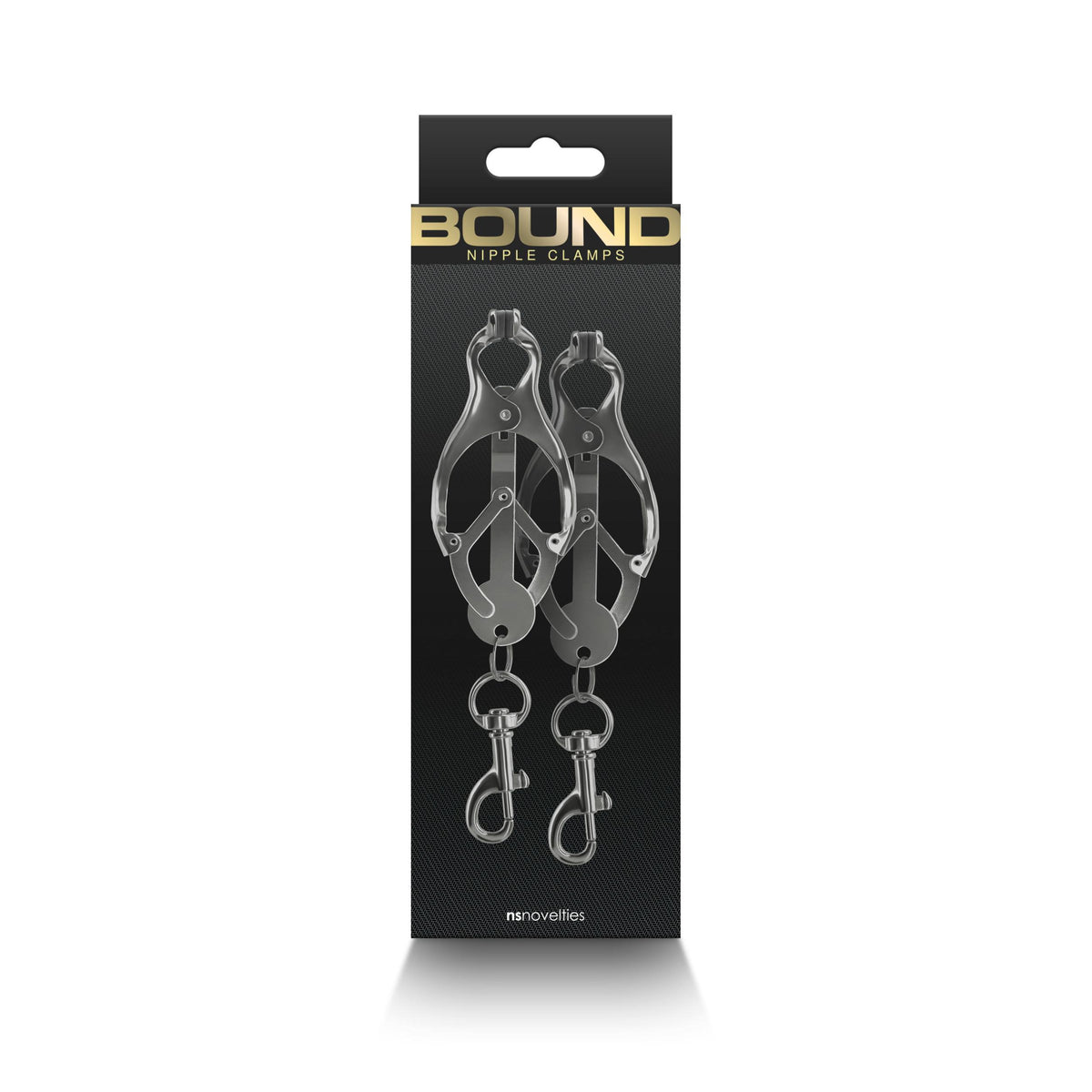 Bound - Nipple Clamps - C3 - Gunmetal nsnovelties