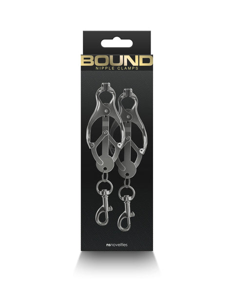 Bound - Nipple Clamps - C3 - Gunmetal nsnovelties