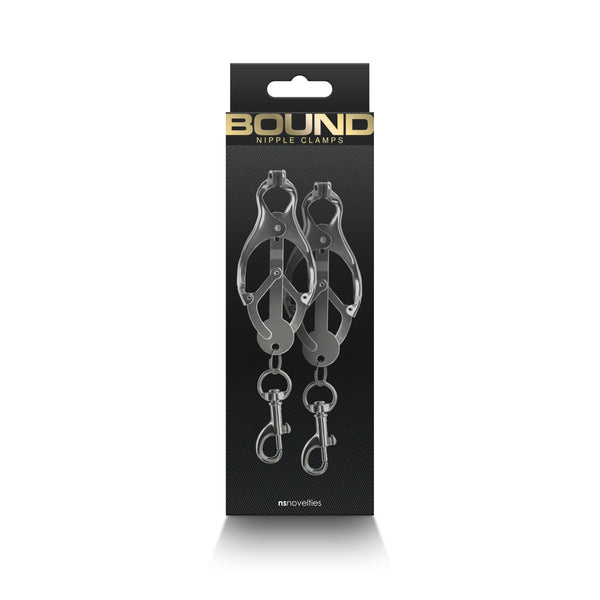 Bound - Nipple Clamps - C3 - Gunmetal nsnovelties