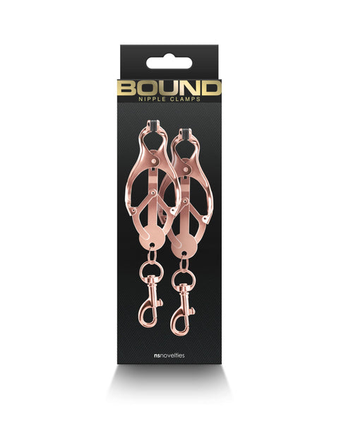 Bound - Nipple Clamps - C3 - Rose Gold nsnovelties