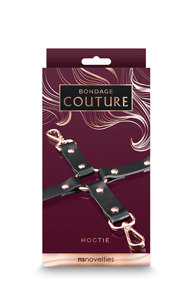 Bondage Couture - Hog Tie - Black nsnovelties