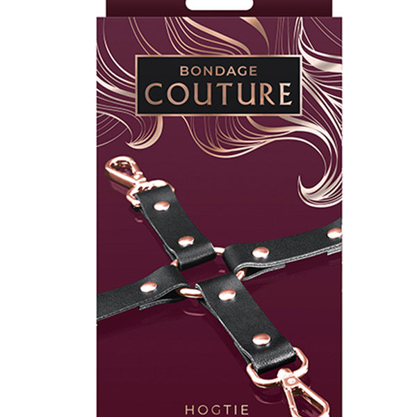 Bondage Couture - Hog Tie - Black nsnovelties