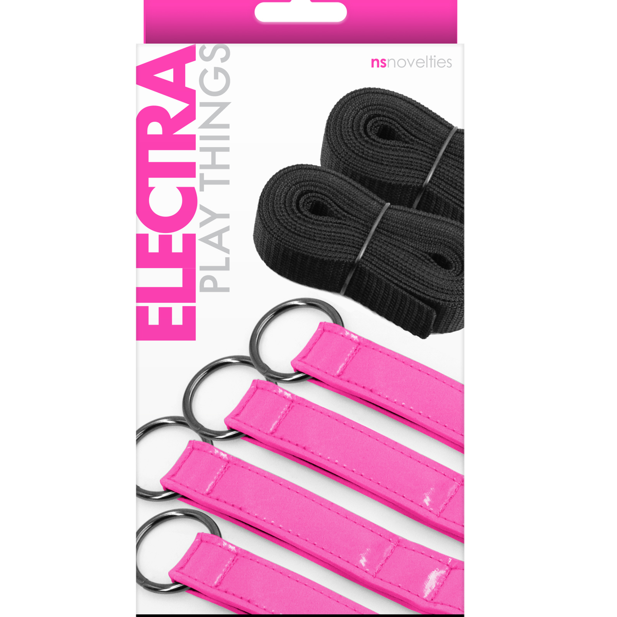 Electra Play Things - Tie Down Straps - Pink nsnovelties