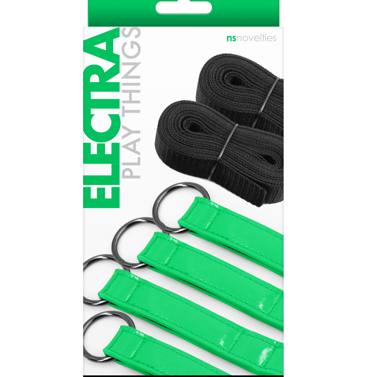 Electra Play Things - Tie Down Straps - Green nsnovelties