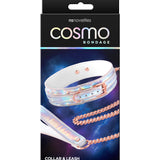 Cosmo Bondage - Collar and Leash - Rainbow nsnovelties