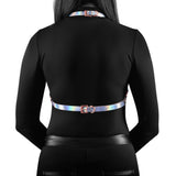 Cosmo Harness - Vamp - Small/medium - Rainbow nsnovelties