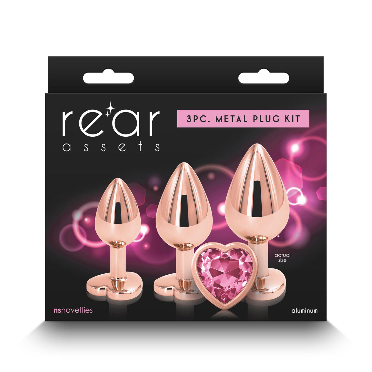 Rear Assets - Trainer Kit - Rose Gold - Pink Heart nsnovelties