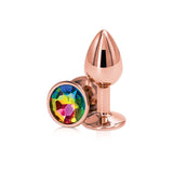 Rear Assets - Rose Gold - Small - Rainbow nsnovelties