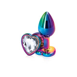 Rear Assets - Multicolor Heart - Small - Clear nsnovelties