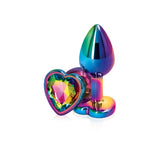 Rear Assets - Multicolor Heart - Small - Rainbow nsnovelties