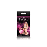 Rear Assets - Rose Gold Heart - Small - Pink nsnovelties