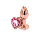 Rear Assets - Rose Gold Heart - Small - Pink nsnovelties