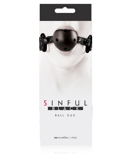 Sinful Ball Gag - Black nsnovelties