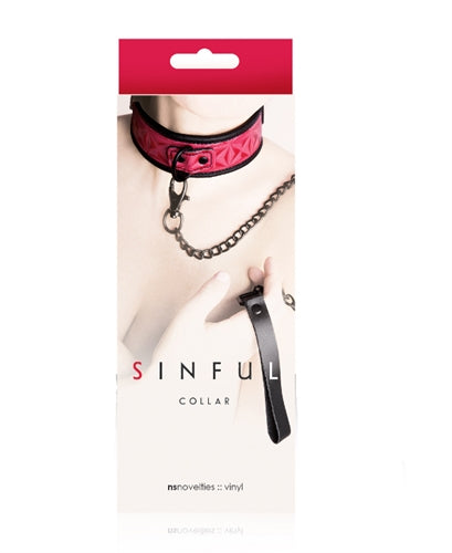 Sinful Collar - Pink nsnovelties