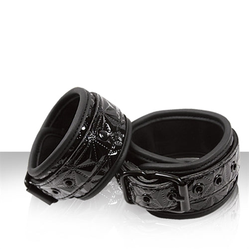 Sinful Wrist Cuffs - Black nsnovelties