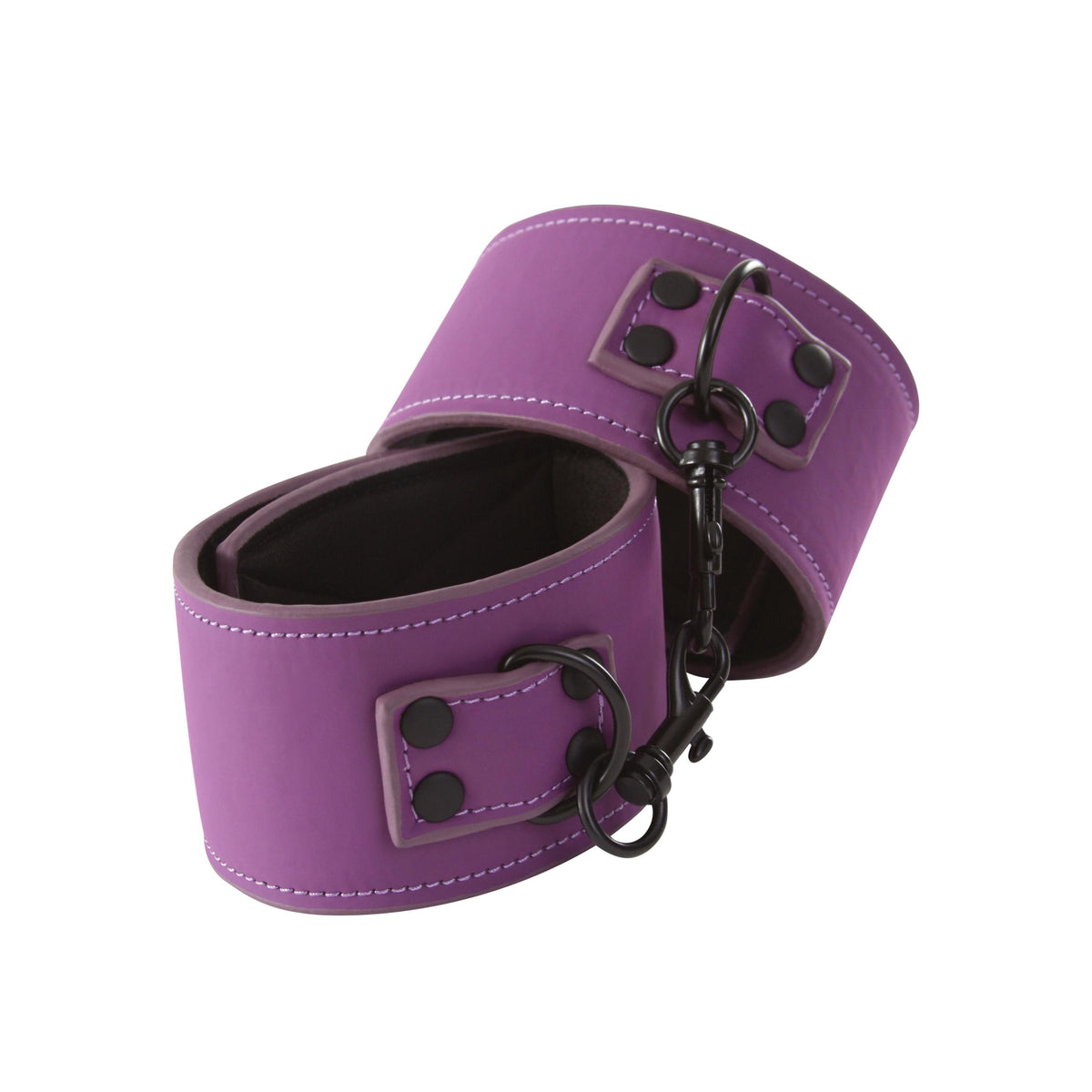 Lust Bondage Wrist Cuff - Purple nsnovelties