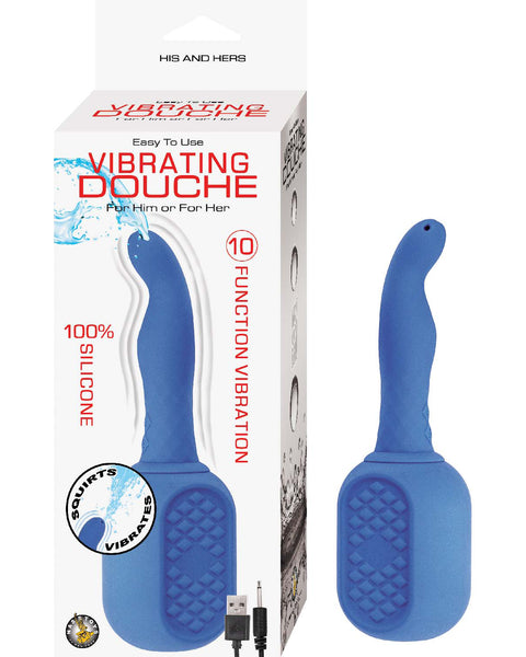 Vibrating Douche - Blue Nasstoys