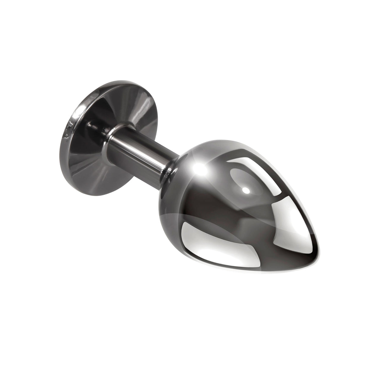 Playboy Pleasure - Pleasure 3 Ways - Butt Plug - Hematite Playboy Pleasure