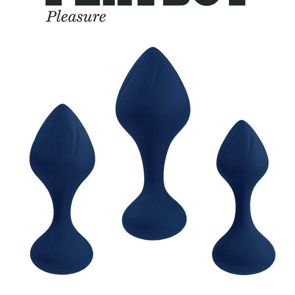 Playboy Pleasure - Tail Trainer - Anal Training Kit - Navy Playboy Pleasure