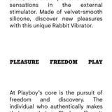 Playboy Pleasure - Rapid Rabbit - Vibrator  - Black Playboy Pleasure